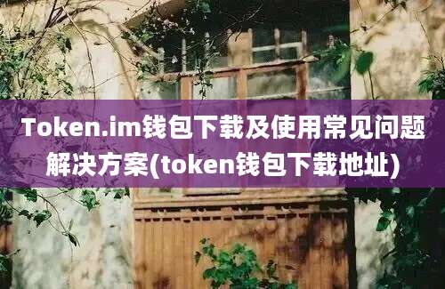 Token.im钱包下载及使用常见问题解决方案(token钱包下载地址)