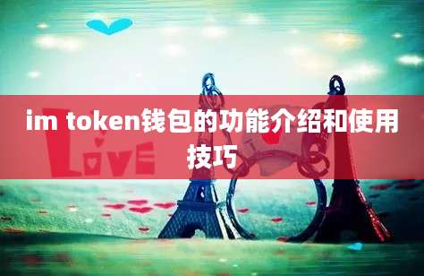 im token钱包的功能介绍和使用技巧