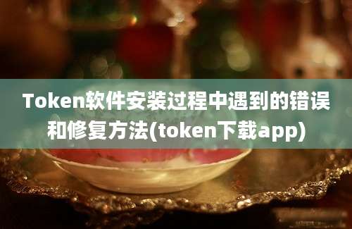 Token软件安装过程中遇到的错误和修复方法(token下载app)