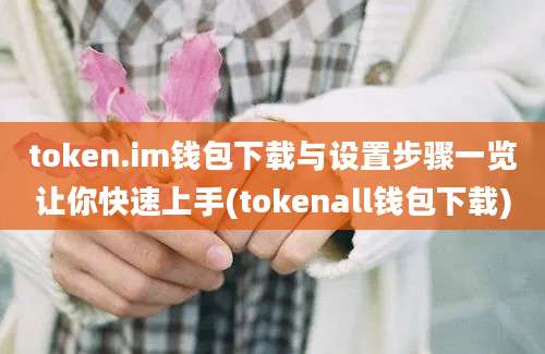 token.im钱包下载与设置步骤一览让你快速上手(tokenall钱包下载)