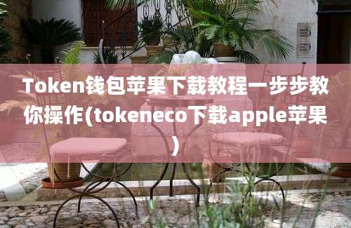 Token钱包苹果下载教程一步步教你操作(tokeneco下载apple苹果)