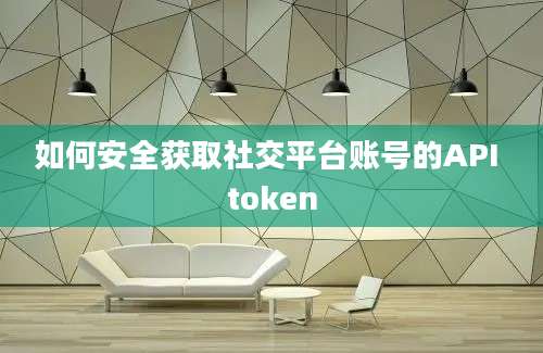 如何安全获取社交平台账号的API token