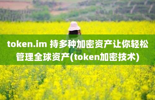 token.im 持多种加密资产让你轻松管理全球资产(token加密技术)