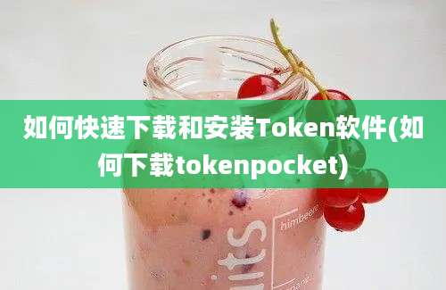 如何快速下载和安装Token软件(如何下载tokenpocket)