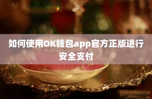 如何使用OK钱包app官方正版进行安全支付