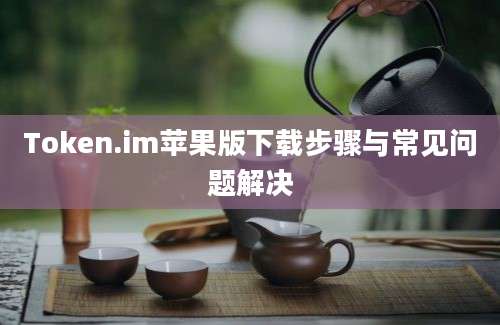 Token.im苹果版下载步骤与常见问题解决