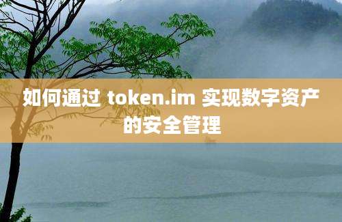 如何通过 token.im 实现数字资产的安全管理