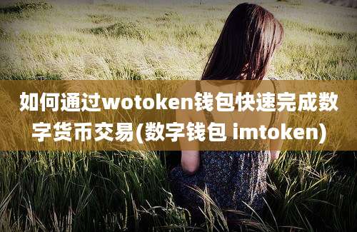 如何通过wotoken钱包快速完成数字货币交易(数字钱包 imtoken)