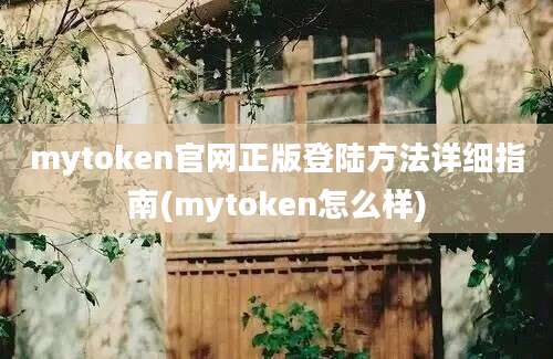 mytoken官网正版登陆方法详细指南(mytoken怎么样)