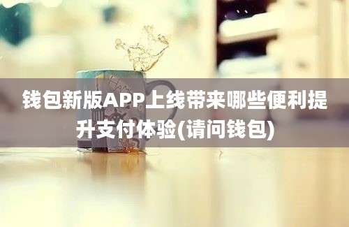 钱包新版APP上线带来哪些便利提升支付体验(请问钱包)