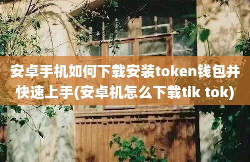 安卓手机如何下载安装token钱包并快速上手(安卓机怎么下载tik tok)