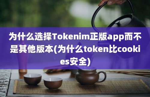 为什么选择Tokenim正版app而不是其他版本(为什么token比cookies安全)