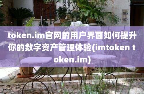 token.im官网的用户界面如何提升你的数字资产管理体验(imtoken token.im)