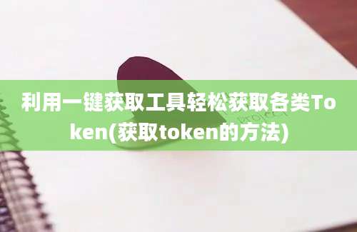 利用一键获取工具轻松获取各类Token(获取token的方法)