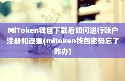 MiToken钱包下载后如何进行账户注册和设置(mitoken钱包密码忘了咋办)