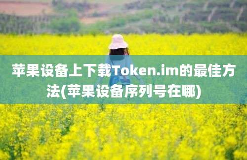 苹果设备上下载Token.im的最佳方法(苹果设备序列号在哪)