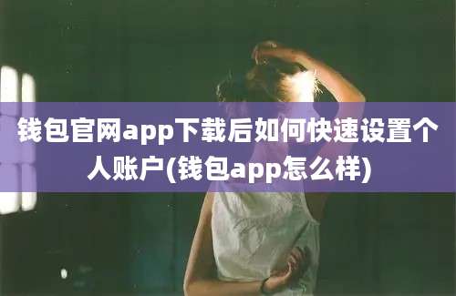 钱包官网app下载后如何快速设置个人账户(钱包app怎么样)