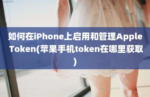 如何在iPhone上启用和管理Apple Token(苹果手机token在哪里获取)